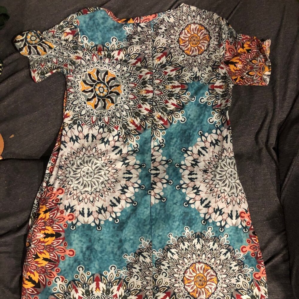 Patterned Dress - Picture 2 of 2